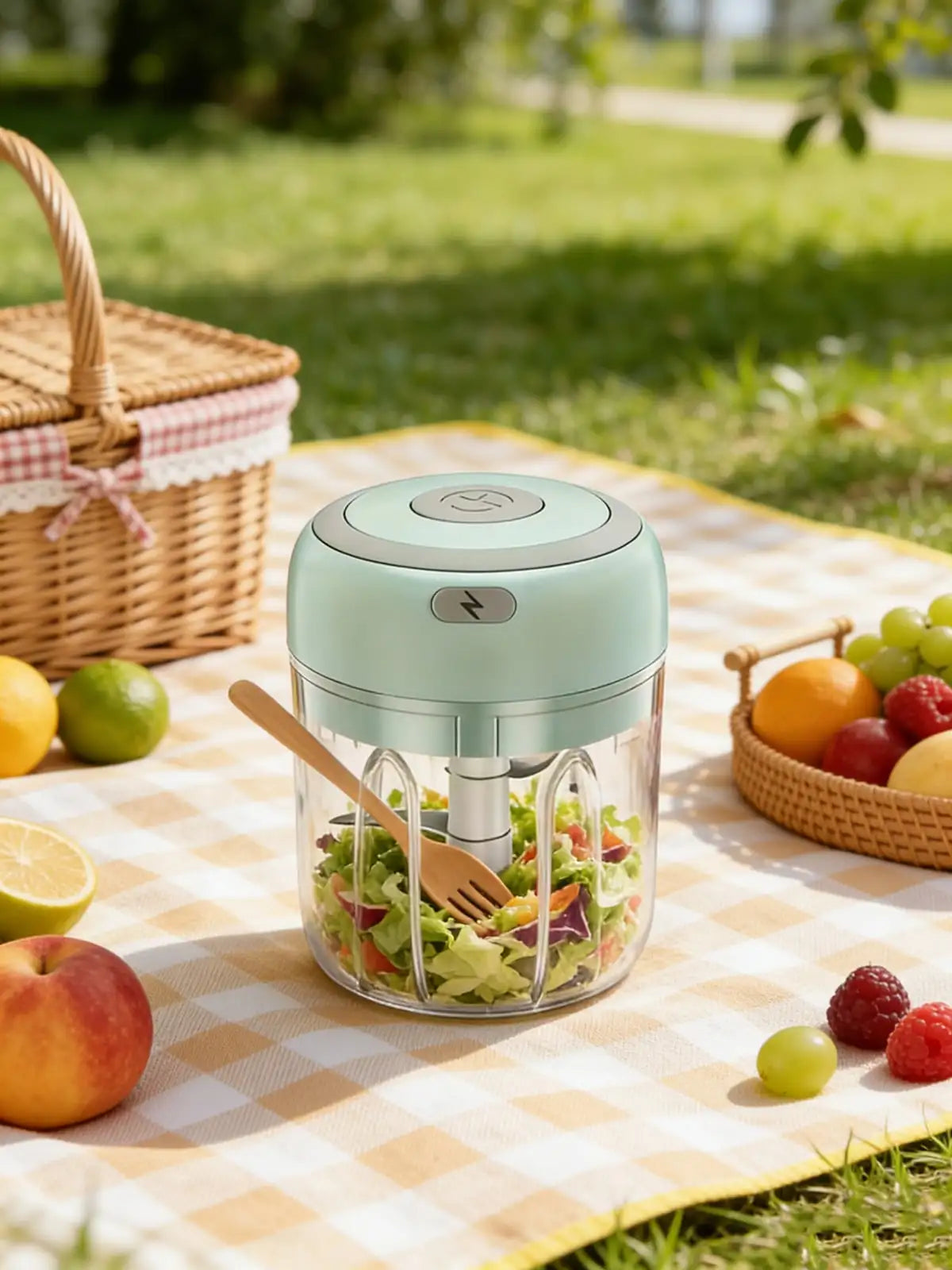 250ml Mini Rechargeable Garlic Chopper And Meat Grinder, Durable And Sturdy, Suitable For Crushing Garlic, Chili, Onion, Minced Meat, Nuts And More!