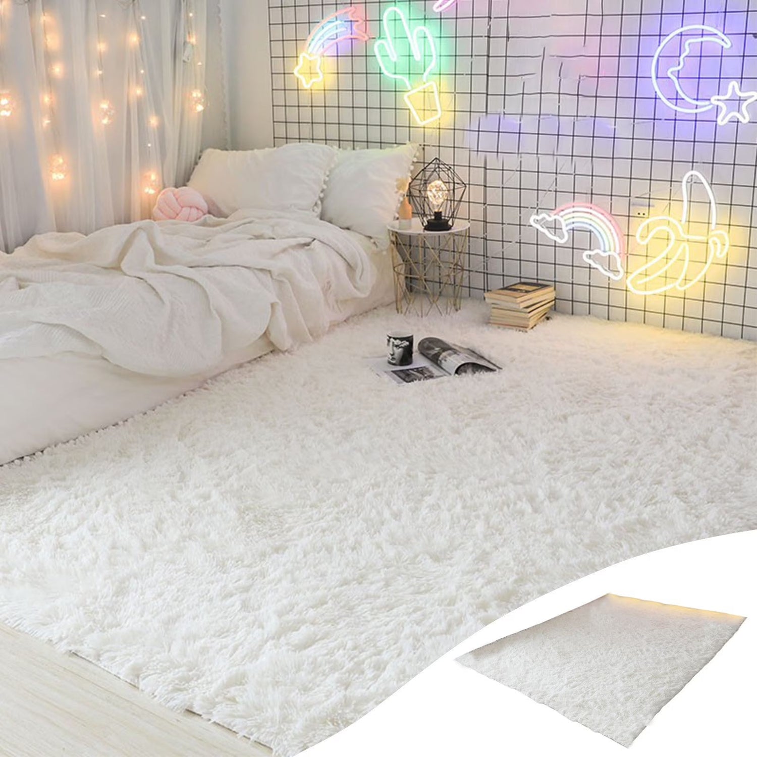 decorative accents and soft textures for bedoom