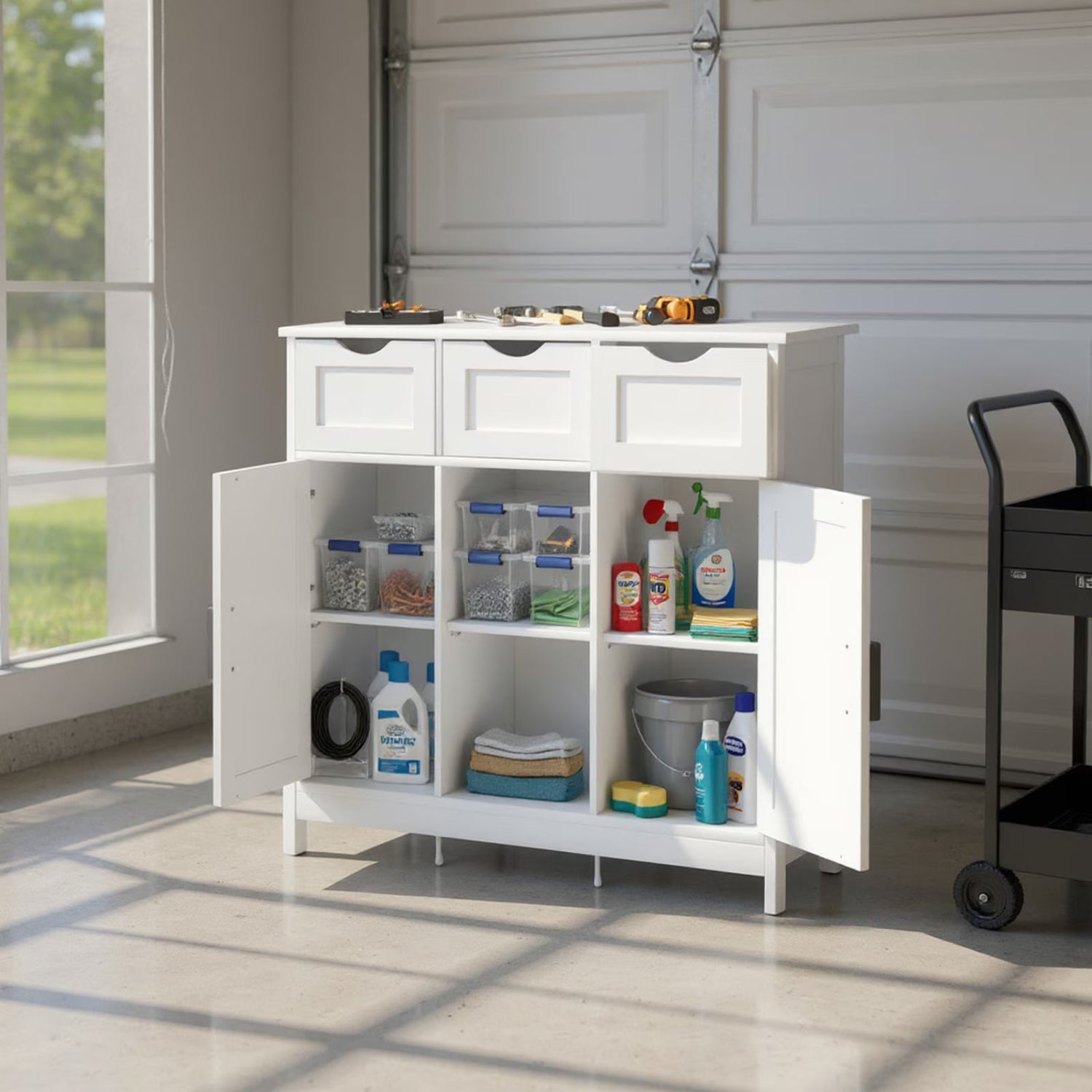 storage and organization in kitchen