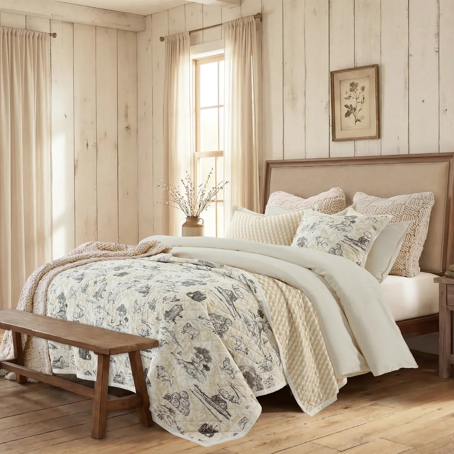 bedding and linens