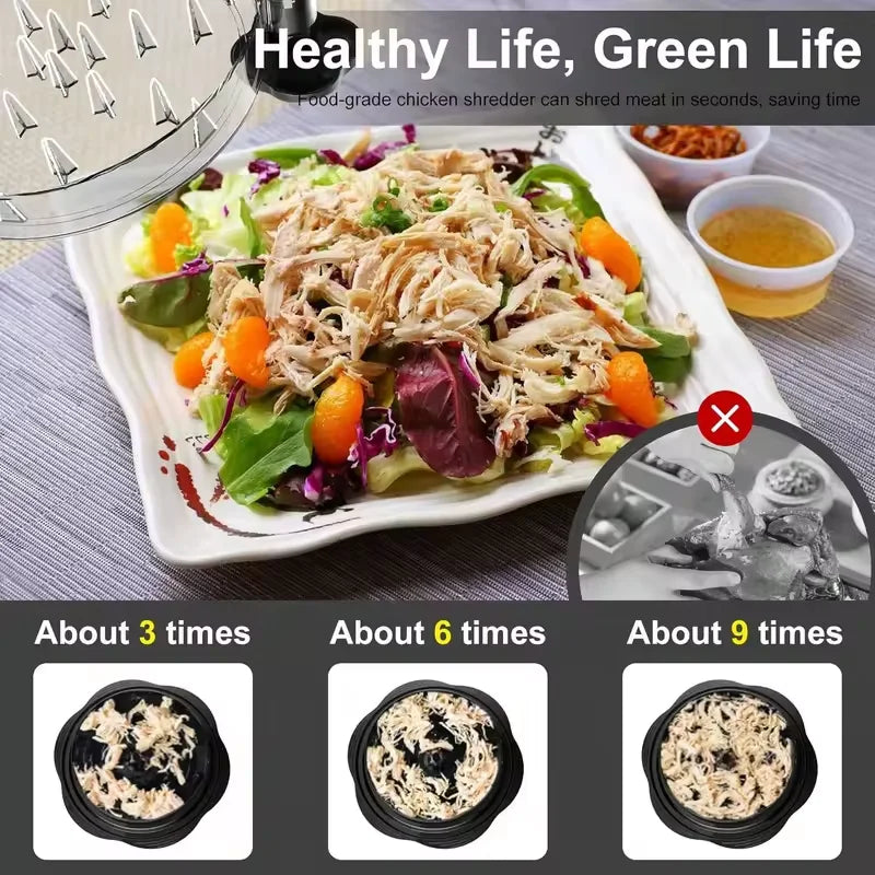 Multi-Functional Tear Chicken Breast Shredder Shredded Meat Cutter Meat Floss Hand Torn Chicken Minced Meat Shredder