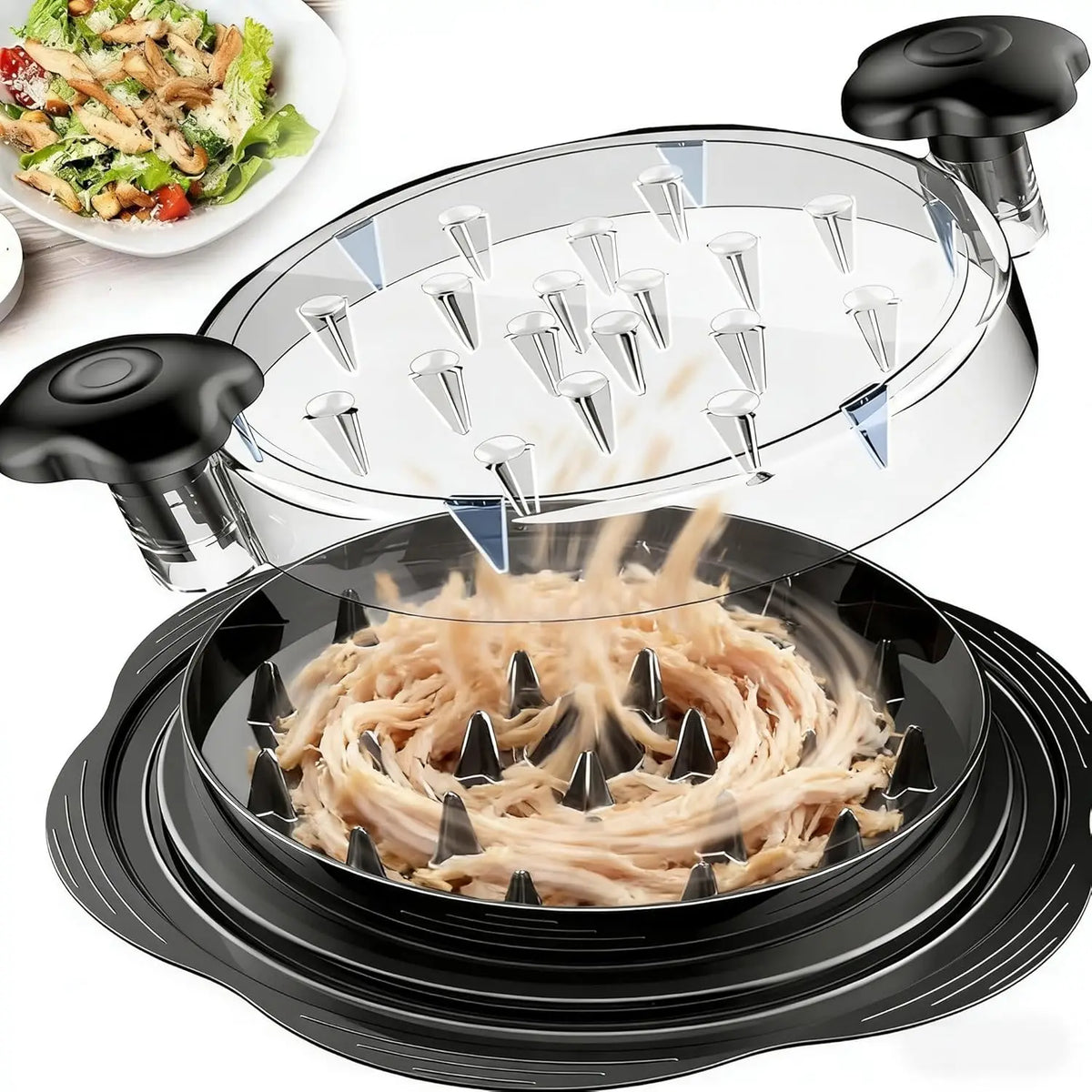 Multi-Functional Tear Chicken Breast Shredder Shredded Meat Cutter Meat Floss Hand Torn Chicken Minced Meat Shredder