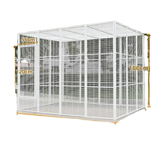 Bird Villa Parrot Extra Large Space Outdoor Breathable Breeding Cage 180*64*80cm Encrypted Cage Wire