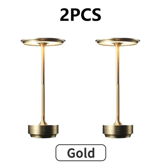 2PCS Rechargeable Wireless Table Lamp for Bedroom Rechargeable Desk Lamp Touch Contrl Camping Candle Creative USB-C Table Lamp