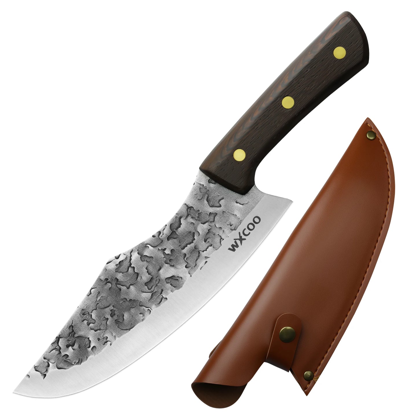 1PC Handmade Boning Knife 5CR15 Stainless Steel Butcher's Knife Cooking Knife for Kitchen Multifunction Chef Knife Outdoor Kitchen Knife Cooking Accessories Meat Knife
