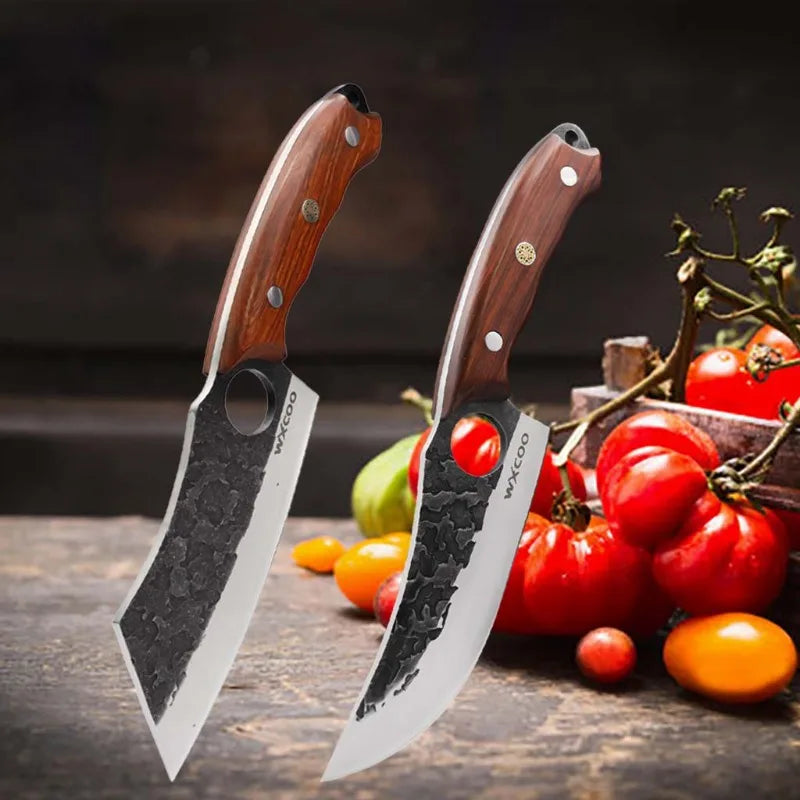 2PCS/3PCS/5PCS Stainless Steel Boning Knife Set Professional Sharp Multipurpose Kitchen Knife High Quality Handmade Forged