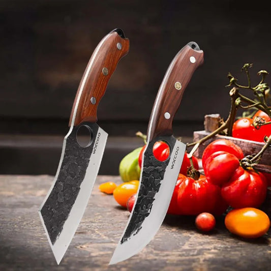 2PCS/3PCS/5PCS Stainless Steel Boning Knife Set Professional Sharp Multipurpose Kitchen Knife High Quality Handmade Forged