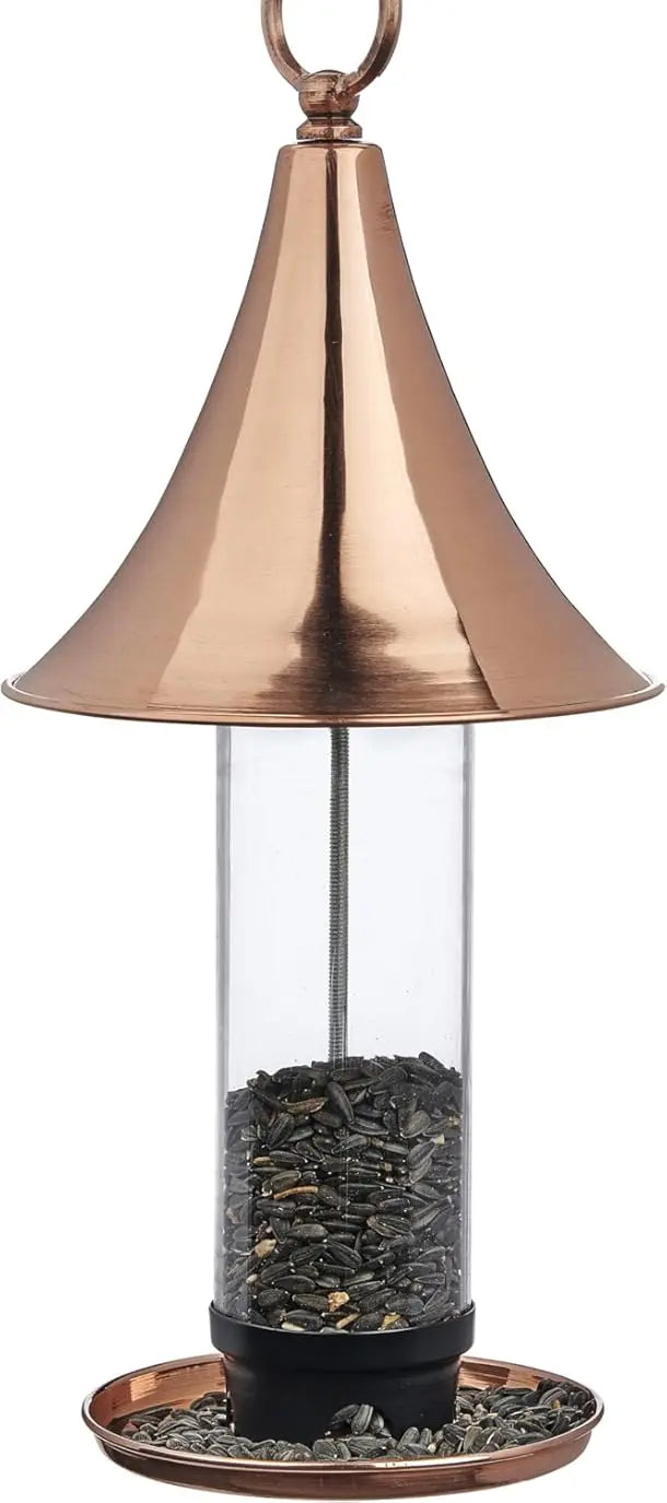 Polished Copper Castella Bird Feeder, T03P Design