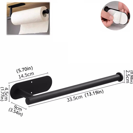 Paper Towel Holders For Kitchen,Adhesive Roll Paper Holder,Bathroom Storage Rack,Tissue Dispenser,Kitchen Organizers,Towel Rack